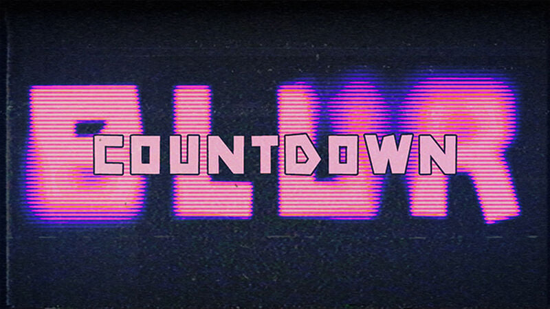 Pink VHS Blur Countdown